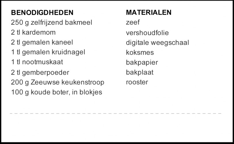 I.A. kookles Pepernoten - basis_receptlijst