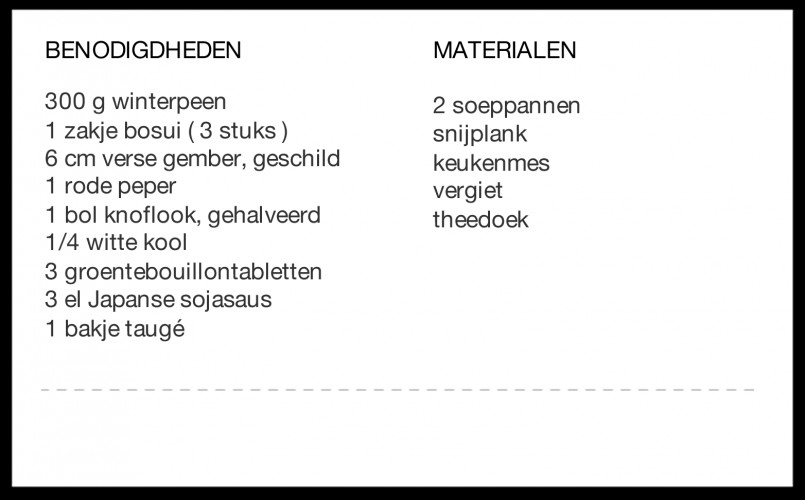 AHKL Groentesoep Receptenlijst Variant