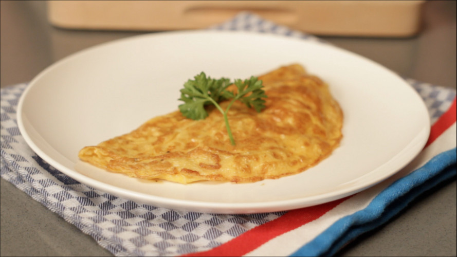 Omelet bakken