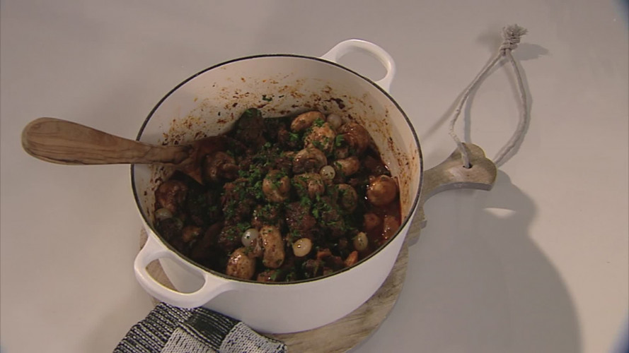 Boeuf bourguignon stap 16