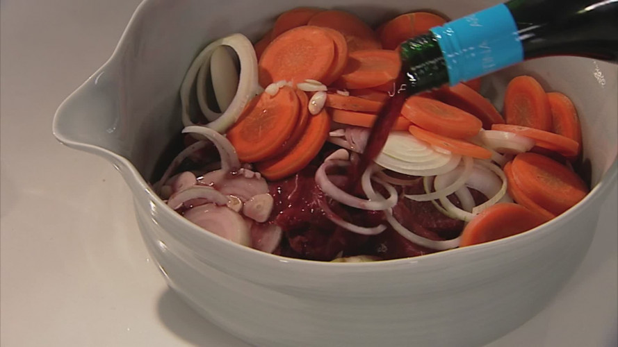 Boeuf bourguignon stap 5