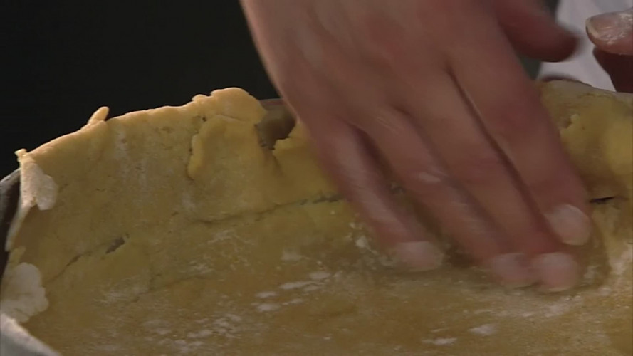 Witte chocoladetaart stap 7 
