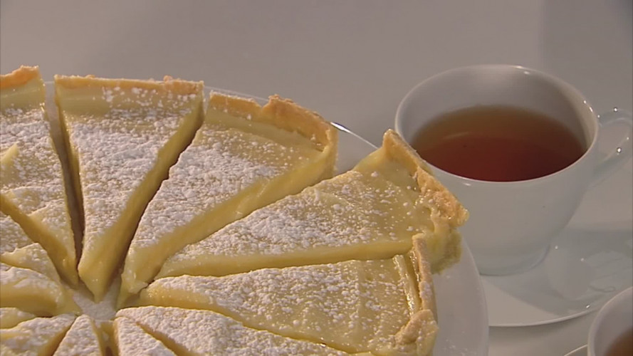 Witte chocoladetaart stap 19