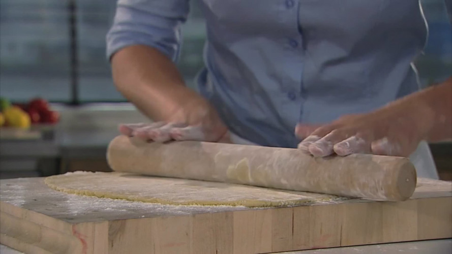 Witte chocoladetaart stap 6