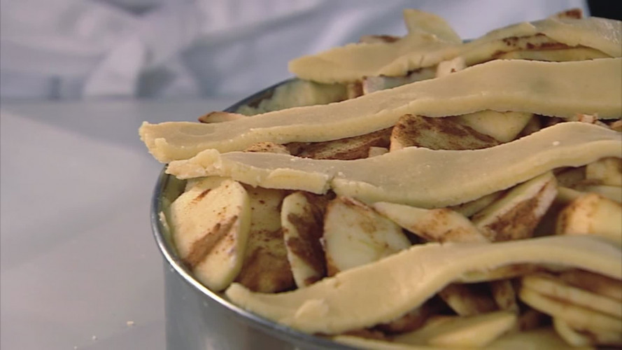 Traditionele Hollandse appeltaart stap 12