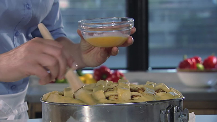 Traditionele Hollandse appeltaart stap 13