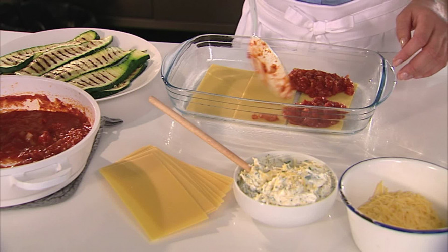 Lasagne met ricotta stap 10