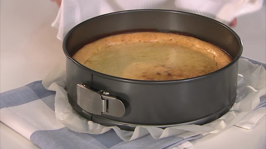 Frisse cranberrycheesecake stap 10