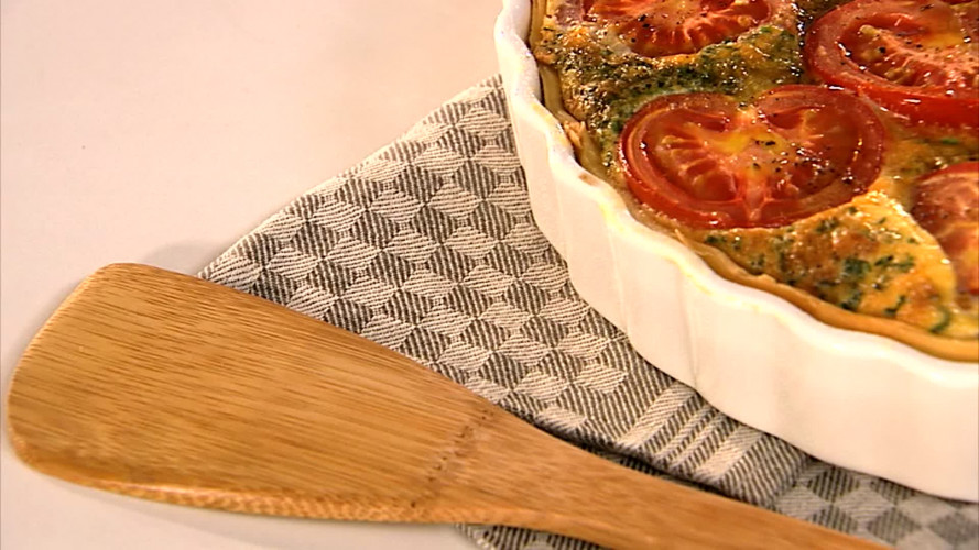 Spaanse tomatentaart stap 15