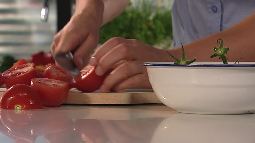 Spaanse tomatentaart stap 12