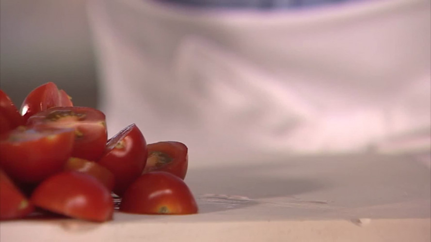 Penne met spinazie stap 4