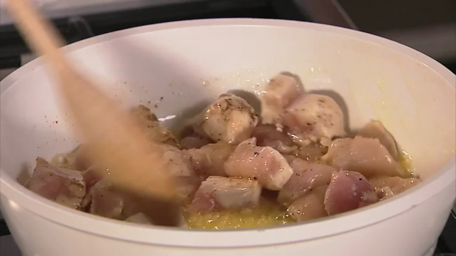 Kip in de hoed stap 6