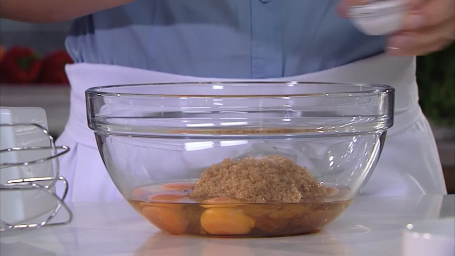 Worteltaart met banaan stap 3