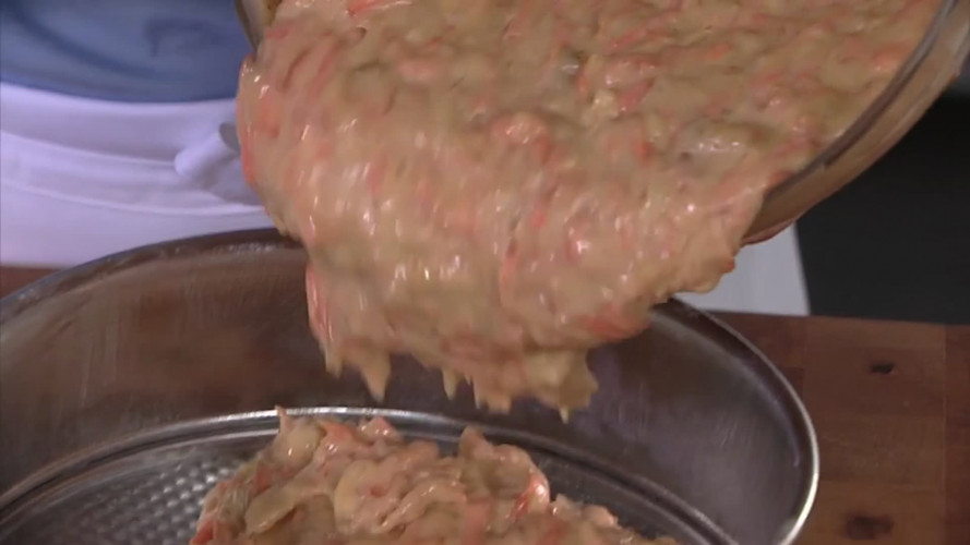 Worteltaart met banaan stap 9