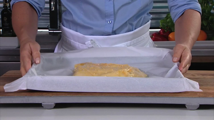 Zalm in filodeeg stap 11