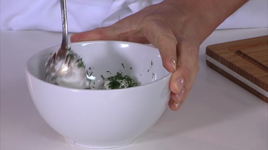 Zalm in filodeeg stap 3