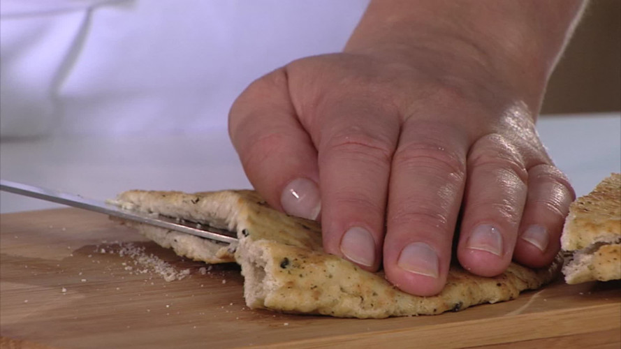 Spinaziecurry met kaas en naanbrood stap 6