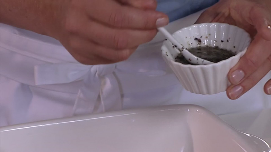 Ovenkip met tomaat en rucola stap 4