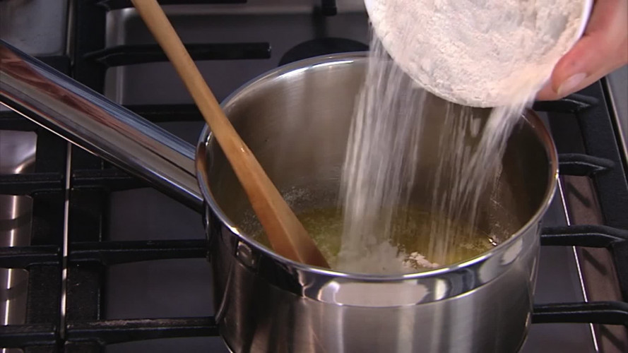 Vislasagne met prei stap 3