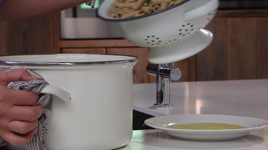 Ovenpasta met ei stap 5