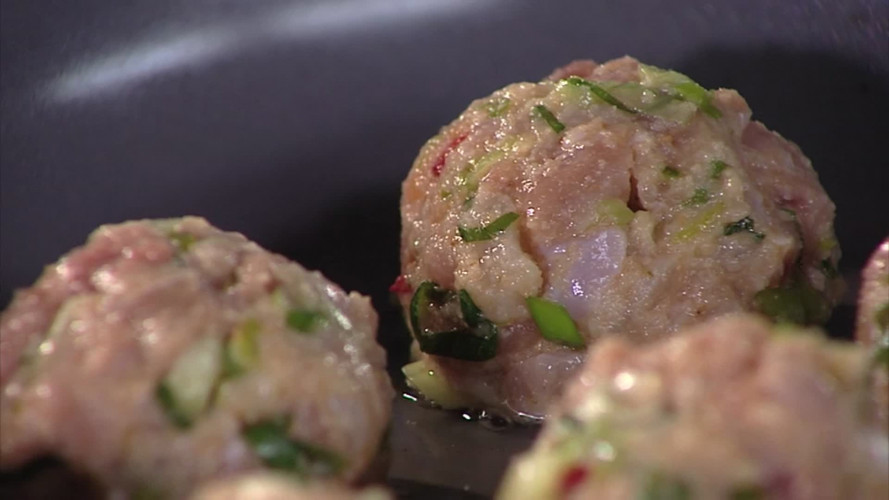 Aziatische kipballejtes stap 7