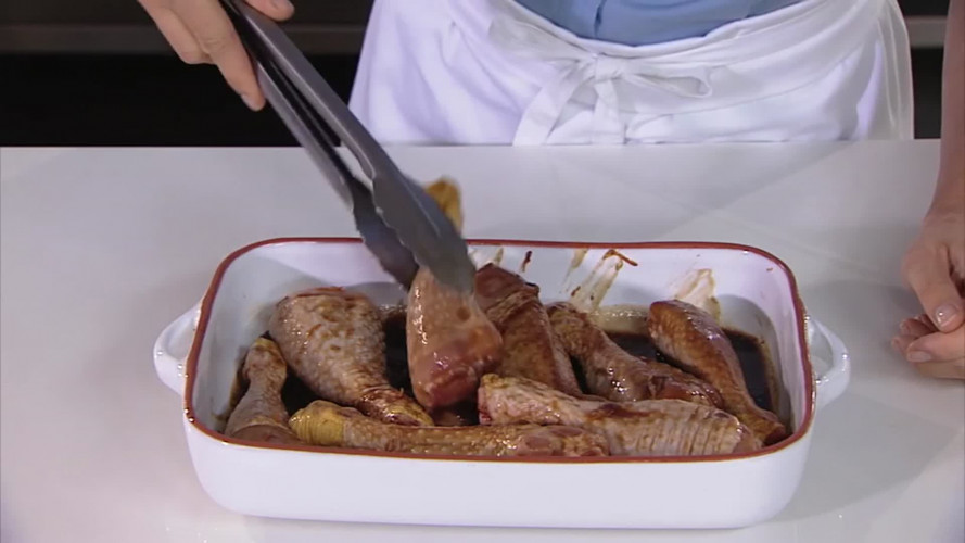 Drumsticks met balsamico stap 4