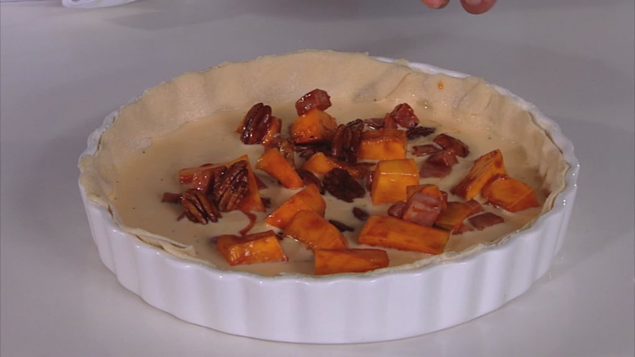 Pompoentaart met pecannoten stap 9