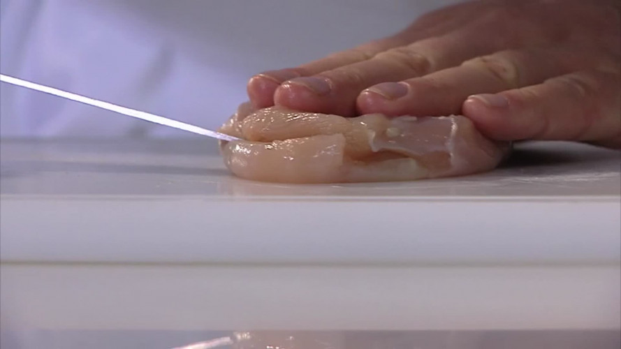 Gevulde kipfilet met rozijnen stap 5