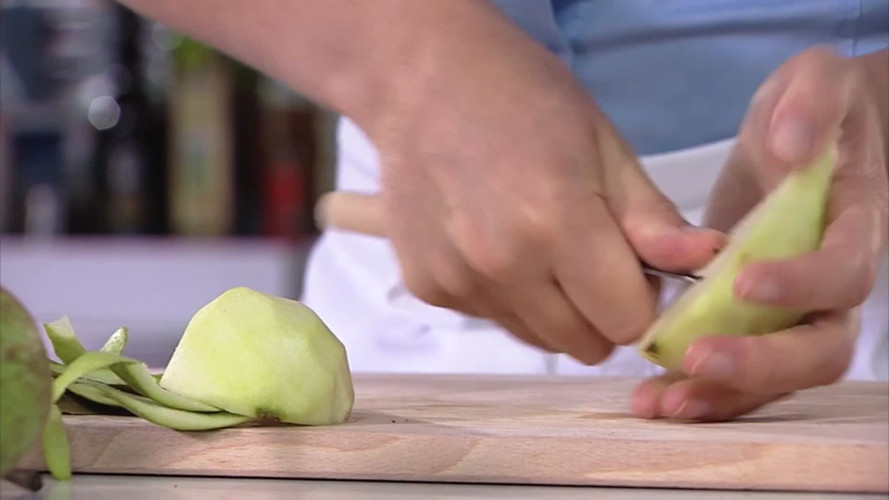 Peren en bramen met kruimeldeeg stap 2