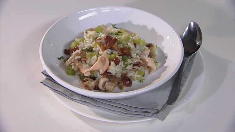 Risotto met kip en bleekselderij stap 9
