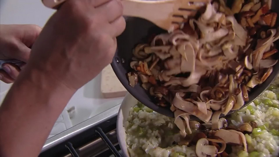 Risotto met kip en bleekselderij stap 8