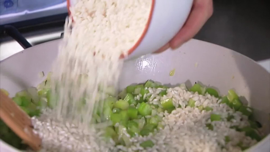 Risotto met kip en bleekselderij stap 4