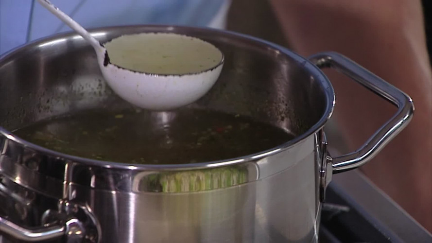 Risotto met kip en bleekselderij stap 5