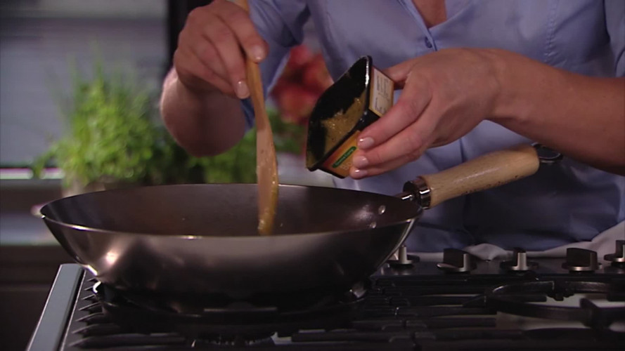 Linzencurry met kip stap 6