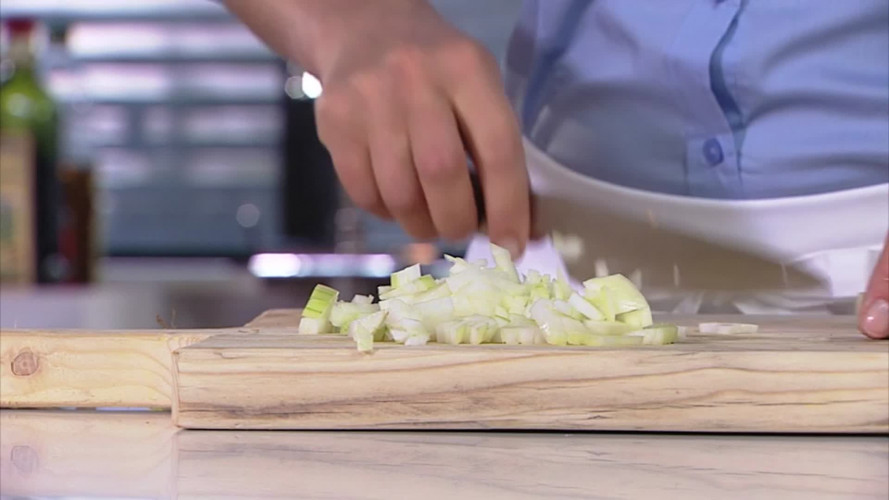 Paddenstoelenrisotto met spinazie stap 1