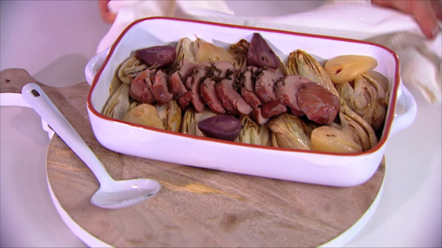 Wildzwijngebraad met peer en witlof stap 9