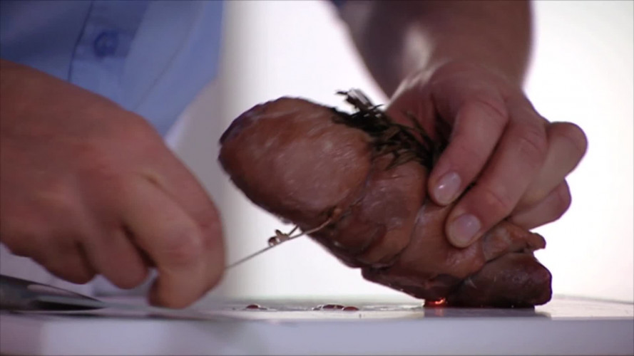 Wildzwijngebraad met peer en witlof stap 8