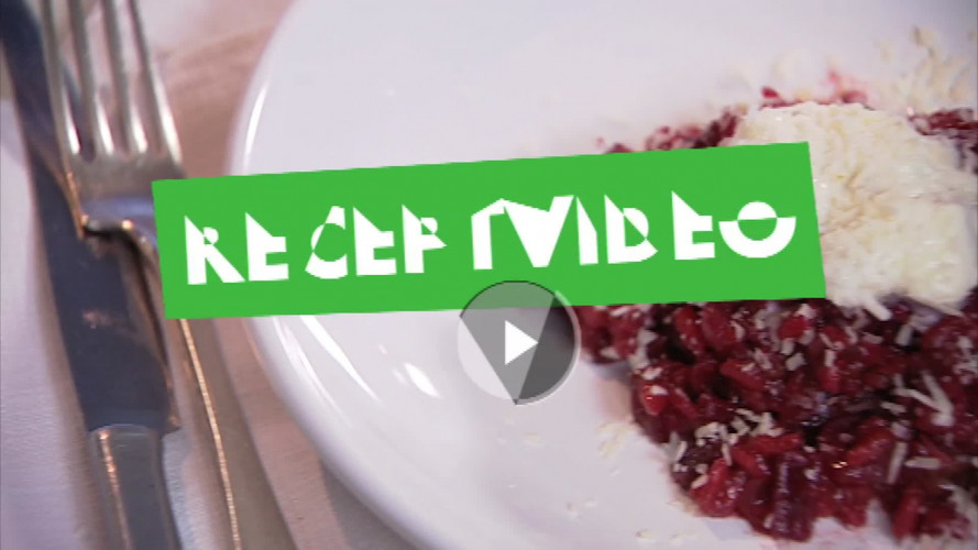 receptvideo - MET Risotto met rode wijn en slagroom