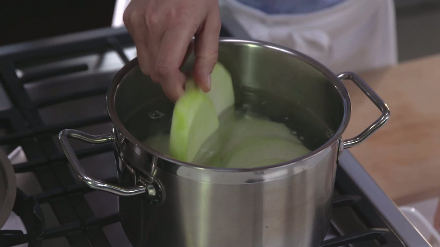 Koolrabitaartje met geitenkaas stap 3