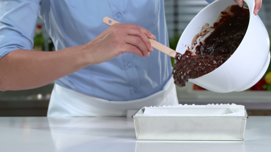 Berry cherry brownies stap 7