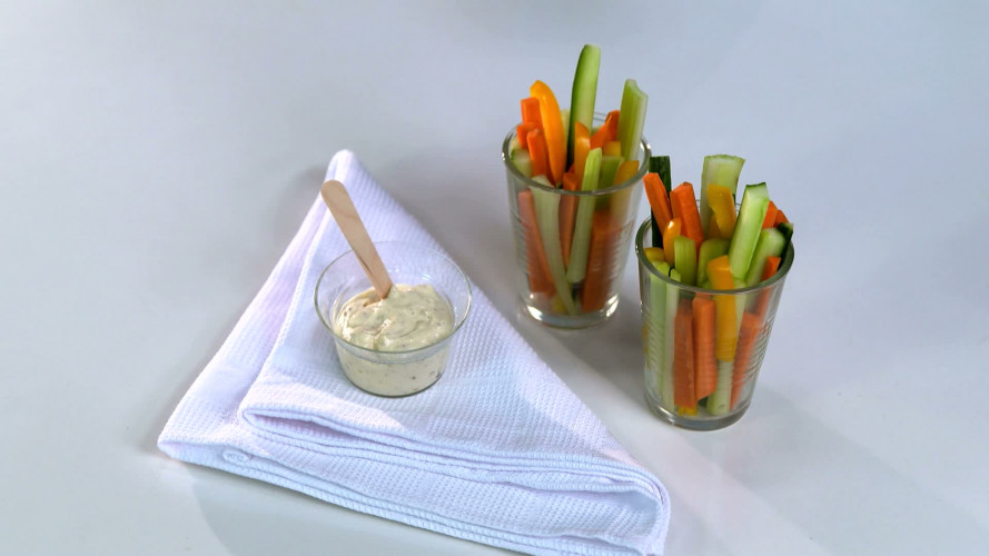 Groentefriet met gembermosterd stap 5