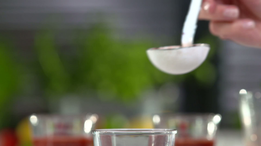 Kersengazpacho stap 4