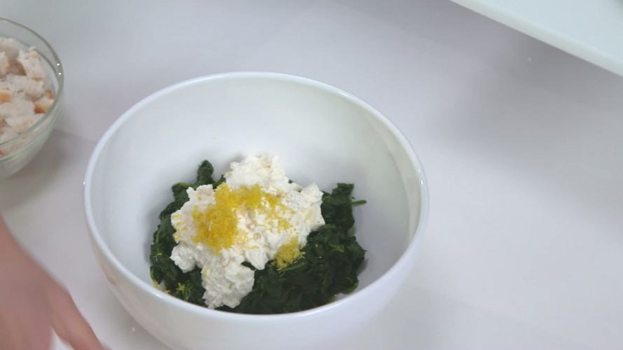 Spinaziekoekjes met crème fraîche stap 4