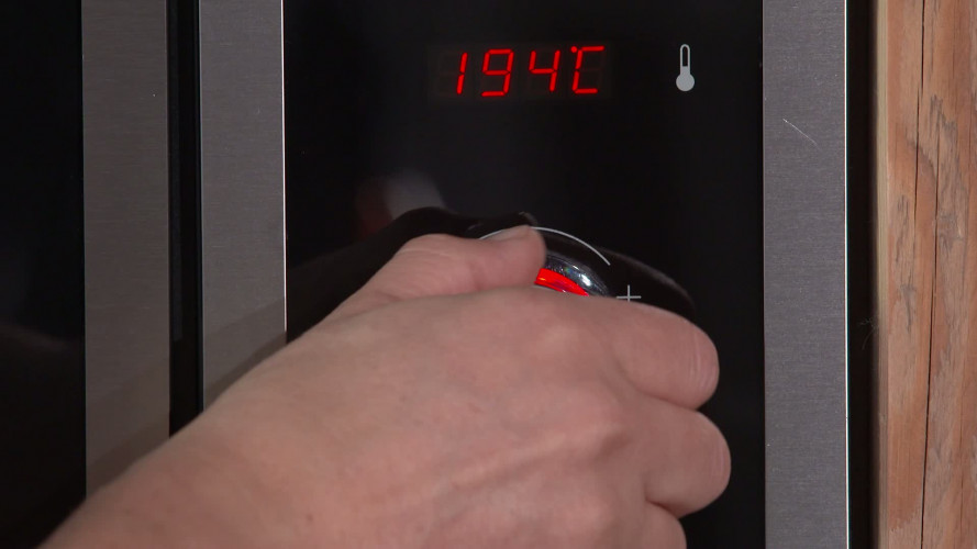 Appel-cranberryflappen stap 1