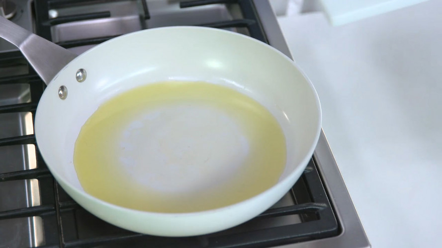 Slablaadjes met gebakken biefstuk stap 4