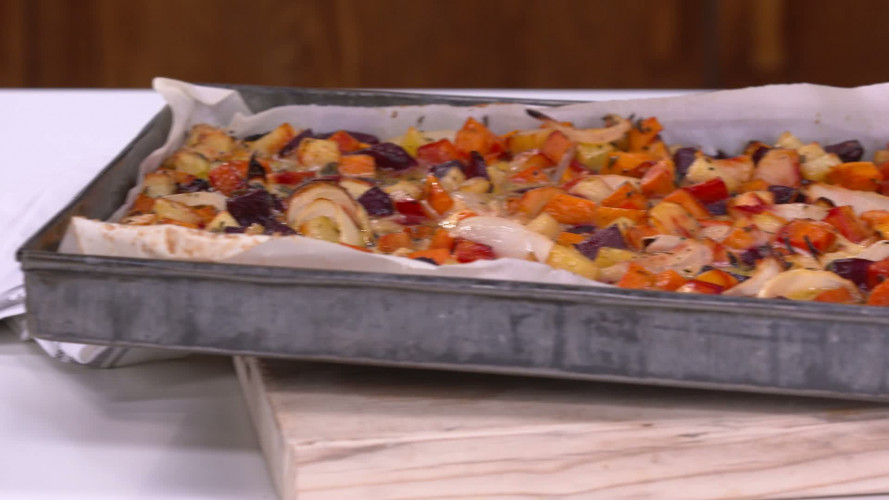 Ovenfrittata met wintergroenten stap 9