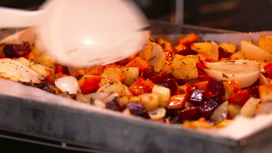 Ovenfrittata met wintergroenten stap 6