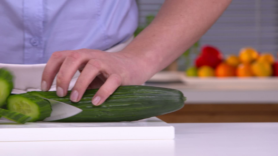 Noedelsalade met komkommer 793698 stap 7