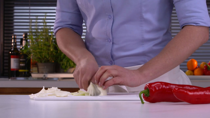 Boerenkoolsoep met witte bonen en ham stap 1