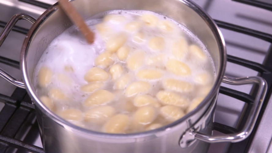 Gnocchigratin spinazie stap 3